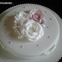 Romantic flowes cakes