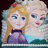 Frozen Cake for my daughter