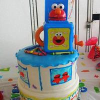 Elmo birthday Cake