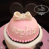 Minnie birthday cake