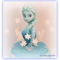 Glitter Frozen BirthdayCake 