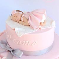 Sleeping Baby cake