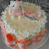 Hello Kitty 7th birthday cake