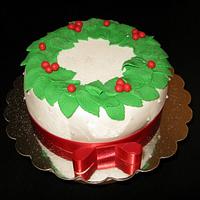 Simple Christmas cake.