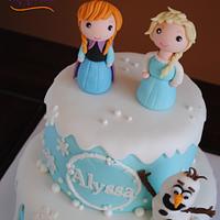 Frozen's Anna, Elsa & Olaf