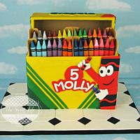 Crayola Crayons Cake