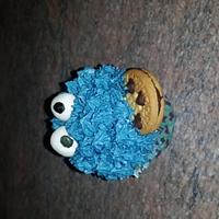 Cookie Monster Cupcakes for twins