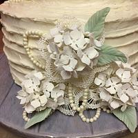 Cream Cheese wedding cake