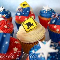 Australia Day Cupcakes