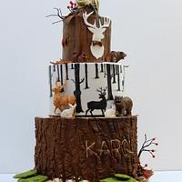 Birthday cake for huntsman