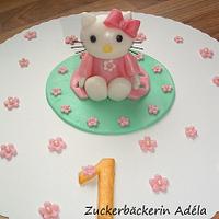 Hello Kitty cake topper
