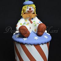 The "circus" themed cup cakes