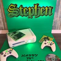 Xbox gamer cake Xbox gamer cake