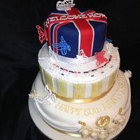 Triple Celebration Cake