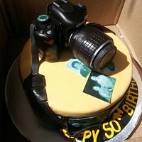 Nikon Birthday Cake