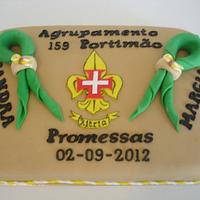 Scouts cake