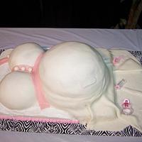 Baby Bump Baby Shower Cake