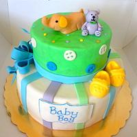Baby Boy Shower Cake
