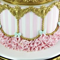 Pretty Carousel Cake