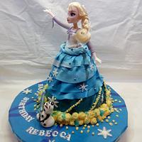 Queen Elsa Cake
