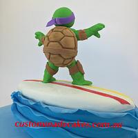Surfing Ninja Turtle