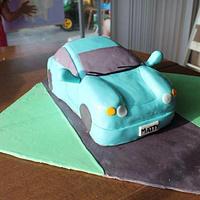 Matty's Car birthday cake!