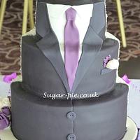 Bride and Groom wedding cake