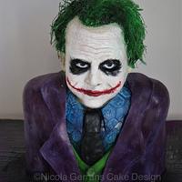 Heath Ledger's 'Joker' cake - Decorated Cake by Nicola - CakesDecor