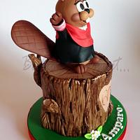 Academic Beaver Cake