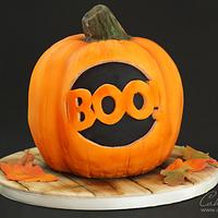 Halloween Pumpkin Cake Decorating Tutorial