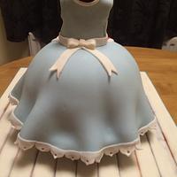 50's style dress cake