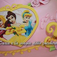 Disney princess cake