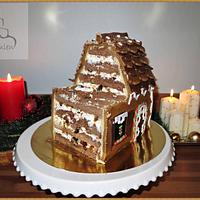 Gingerbread House Cake 