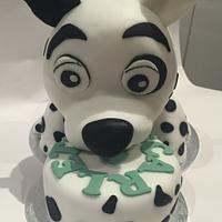 Pound puppy cake 
