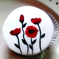 Hand Painted Cupcakes