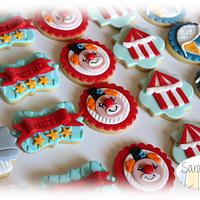 Circus cookies for Pietro's first birthday