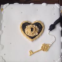 The Key To My Heart Cake