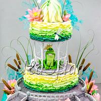Princess and the frog Theme Cake