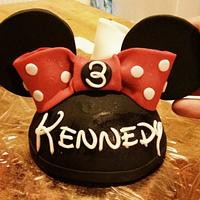 Minnie Mouse Hat cake topper