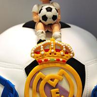 Tarta de futbol del Real Madrid,  Cake of Real Madrid football club