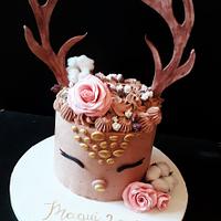 Reindeer cake Reindeer cake