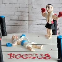 Boxing cake