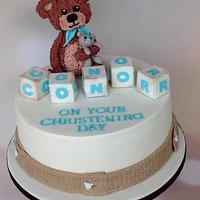 Conor Christening Cake 