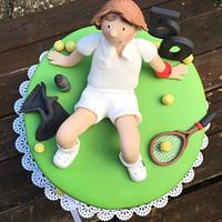 Tennis Birthday cake