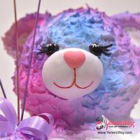 Colourful 3D Teddy Bear Cake