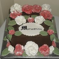 Rose Birthday cake