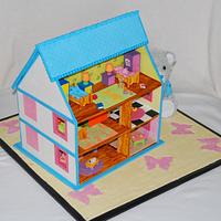 Dollhouse cake