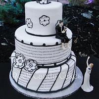 Scripture Wedding Cake