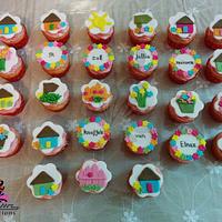 Mini Spring Cupcakes