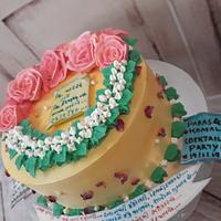 Wedding Invitee Card theme  Cake /Rasmalai Cake